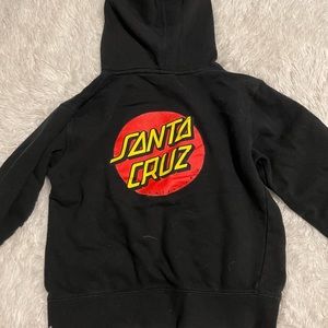santa cruz, black, size small